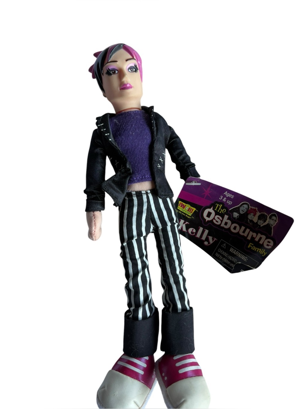 Kelly Osbourne - The Osbourne Family - 2002 Joks Fun-4-All Figure Doll Plush
